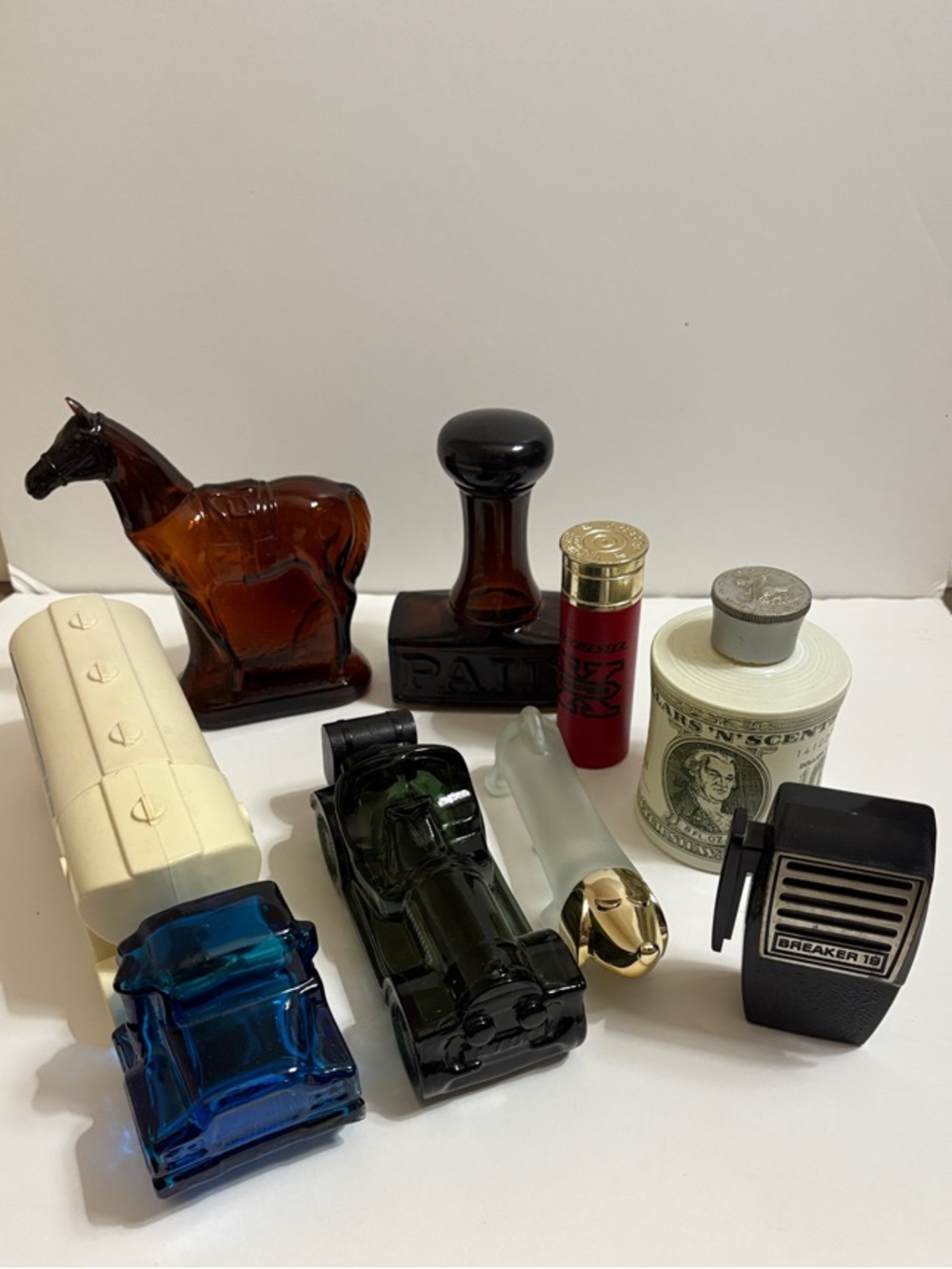 Vintage Avon Decanters.  8 bottles.  Collectors!!!!!